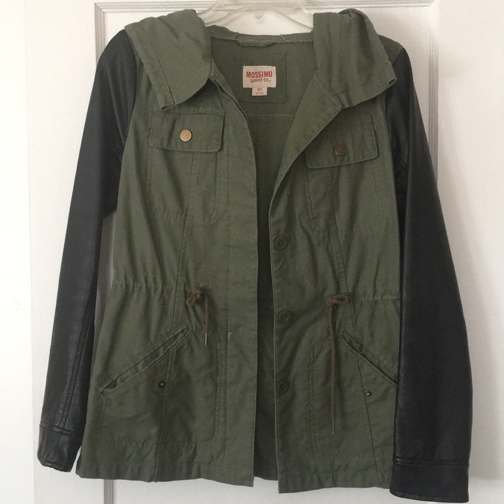Army green jacket